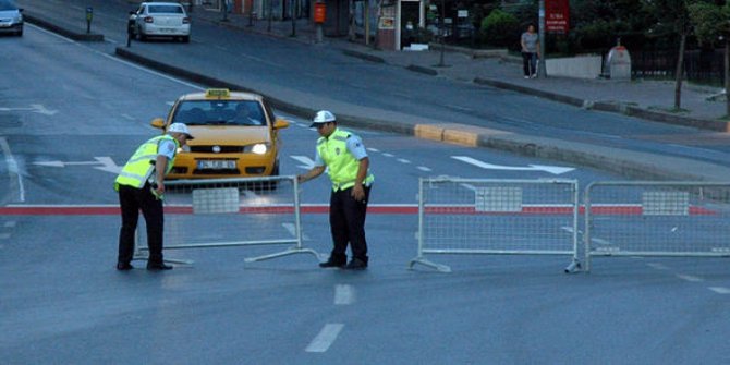 Pazar günü bu yollar kapalı