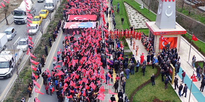 Çanakkale için yürüdüler