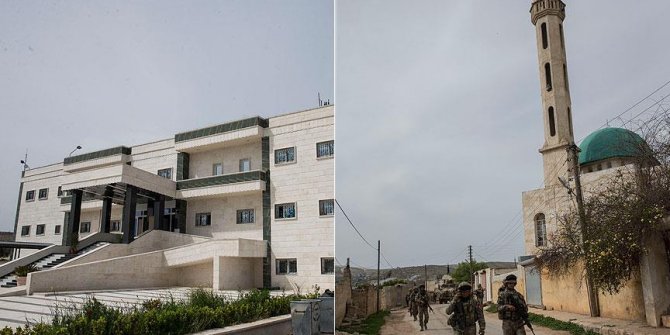 Sivil hassasiyeti Afrin’deki binalarda kendini gösterdi