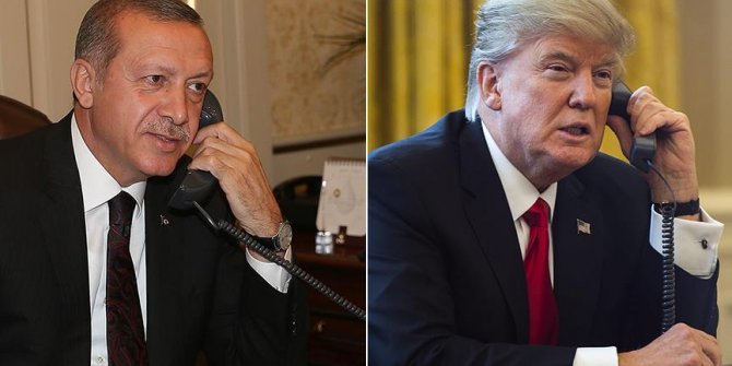 Cumhurbaşkanı Erdoğan, ABD Başkanı Trump ile telefonda görüştü