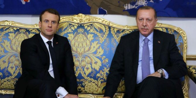 Cumhurbaşkanı Erdoğan ile Macron Afrin'i görüştü