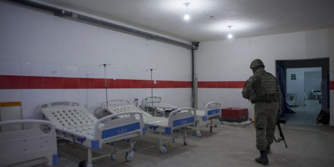 Afrin'de teröristlerin tam teşekküllü yer altı hastanesi