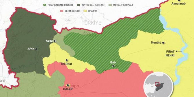 Zeytin Dalı hedefine Tel Rıfat'la ulaşacak