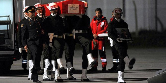 Afrin'de şehit olan UMKE görevlisi için tören düzenlendi