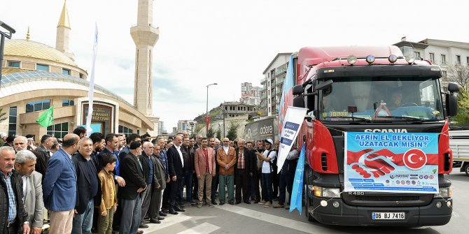 Mamak’tan Afrin’e yardım eli uzandı