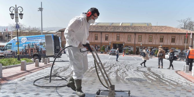 Ankara'da son teknoloji dezenfekte