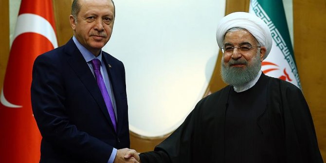 Cumhurbaşkanı Erdoğan ile Ruhani'nin görüşmesi başladı