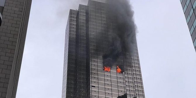 New York'ta Trump Tower'da yangın: 1 ölü