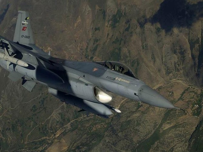 Irak'ın kuzeyindeki terör hedefleri imha edildi