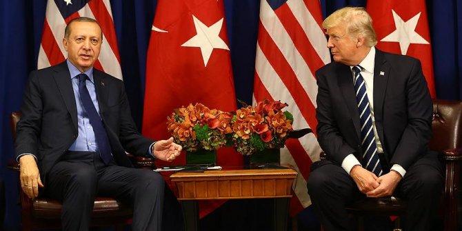 Cumhurbaşkanı Erdoğan, Trump'la Suriye'yi görüştü