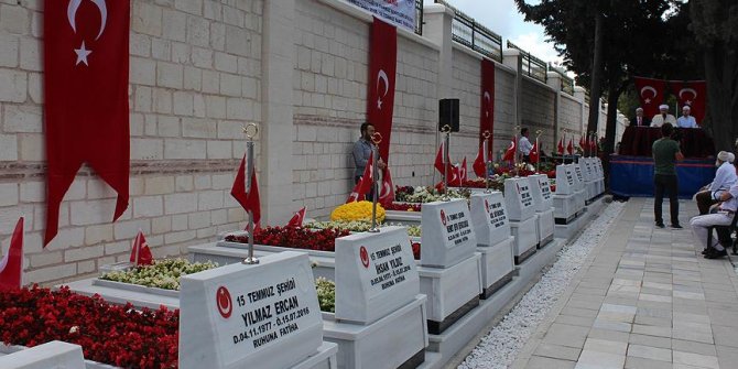 15 Temmuz şehitlerinin defnedildiği alan 'şehitlik' olarak tescillendi