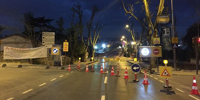 Kadıköy Tıbbiye Caddesi'ndeki karayolu köprüsü trafiğe bir yıl kapalı