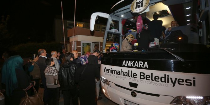 Yenimahalle'de ilk kafile yola çıktı