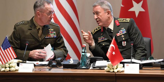 Orgeneral Akar, ABD'li mevkidaşı Dunford ile telefonda görüştü