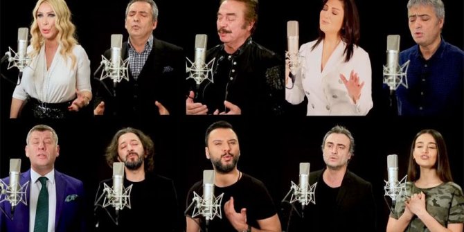 'Milletin Duası' klibi ünlü isimleri bir araya getirdi