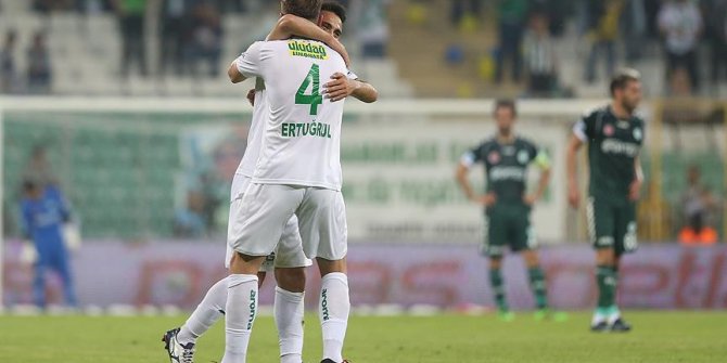 Bursaspor'da futbolculardan protesto