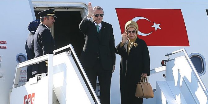 Cumhurbaşkanı Erdoğan Güney Kore'ye gitti