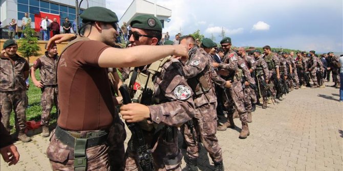 Afrin'e uğurlanan PÖH'ler birliğine döndü