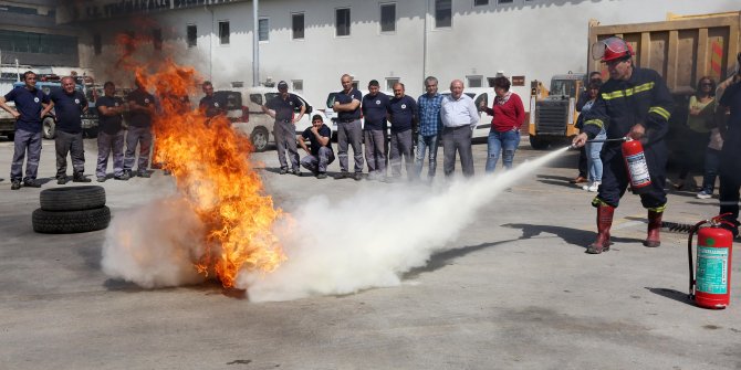 Yenimahalle’de yangın tatbikatı