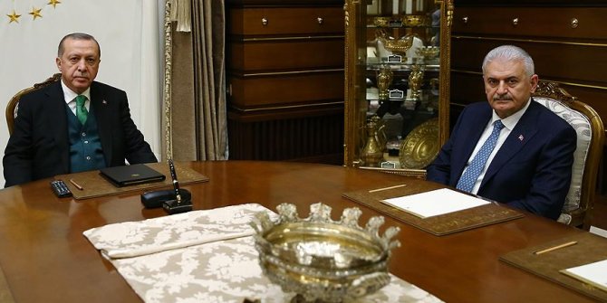 Cumhurbaşkanı Erdoğan, Başbakan Yıldırım'ı kabul etti