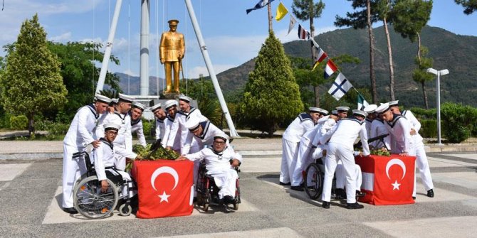 Engelliler bahriyeli oldu
