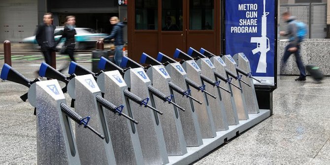 ABD'de 'Silah Paylaşım Programı' standı açıldı