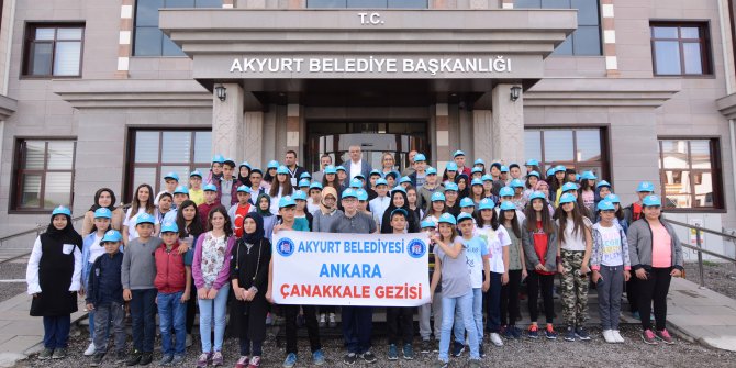 Akyurtlu öğrenciler Çanakkale yolcusu