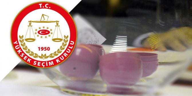 Cumhurbaşkanı adaylarının oy pusulasındaki yerleri belli oldu