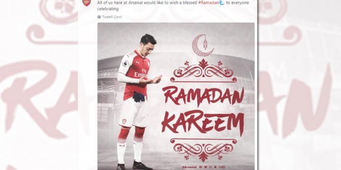 Arsenal'den Ramazan mesajı