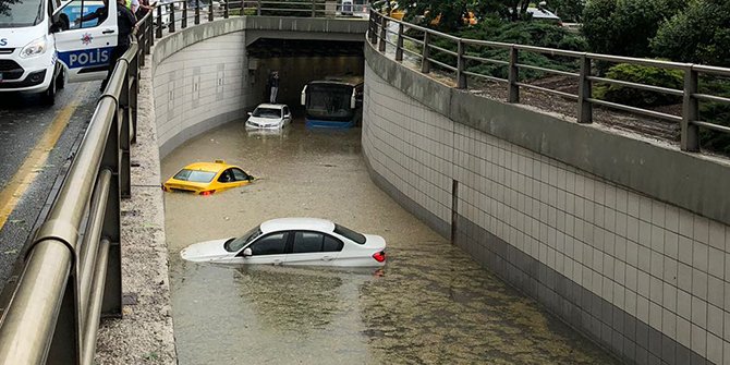 Ankara’yı sel aldı