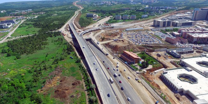 Bilkent yönü de trafiğe açıldı