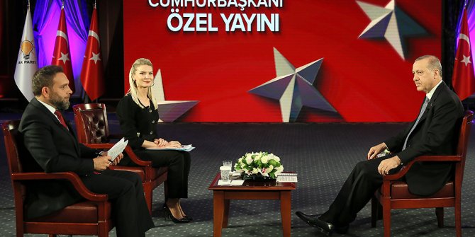  Erdoğan canlı yayında gündemi değerlendirdi