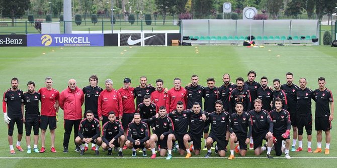 A Milli Futbol Takımı, hazırlıklarını sürdürdü