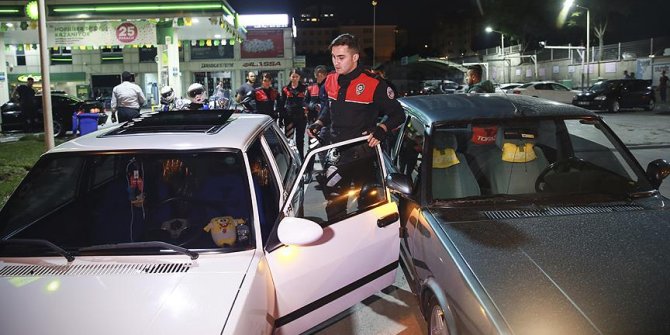 Başkentte modifiye edilmiş otomobillere denetim