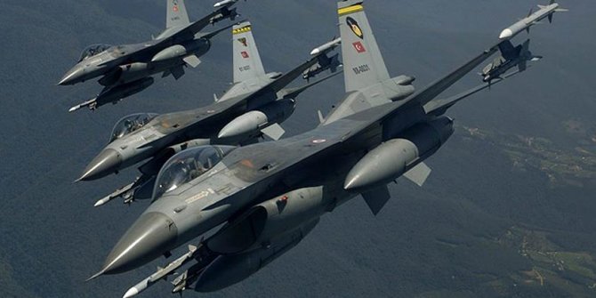 Irak'ın kuzeyindeki terör hedeflerine hava harekatı