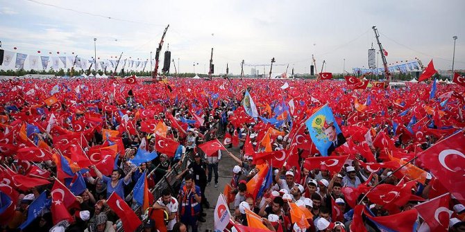AK Parti'nin Büyük İstanbul Mitingi başladı