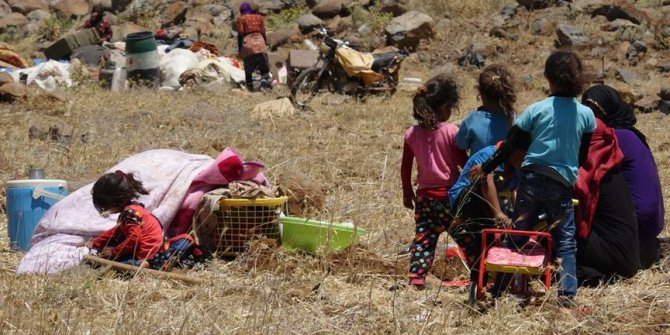 Suriye'nin güneyinde zorunlu göç dalgası büyüyor
