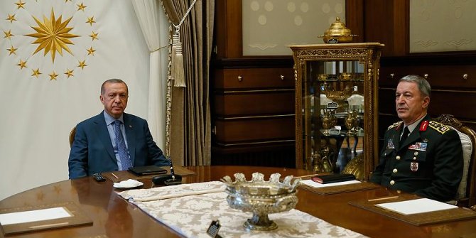 Cumhurbaşkanı Erdoğan, Akar ve Fidan'ı kabul etti