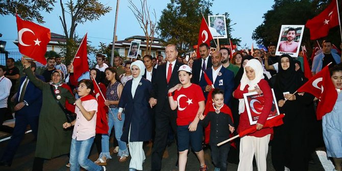 Erdoğan, İstanbul'daki 15 Temmuz yürüyüşüne katılacak