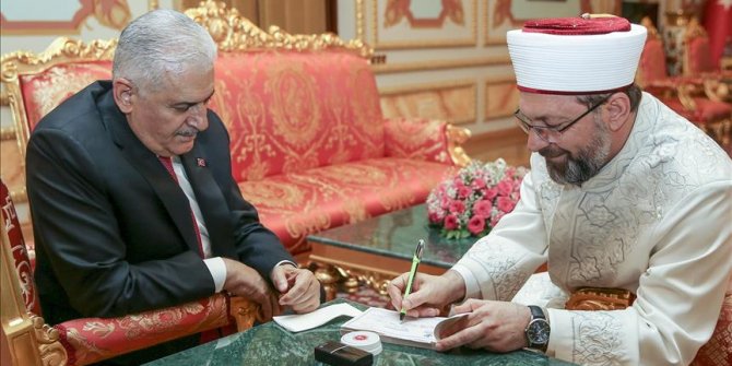 TBMM Başkanı Yıldırım'dan kurban bağışı