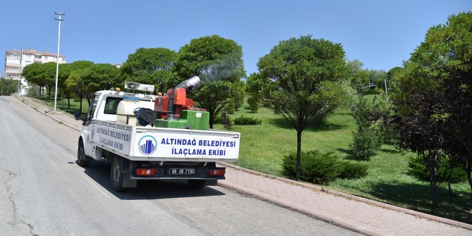 Altındağ'da ilaçlama tam gaz