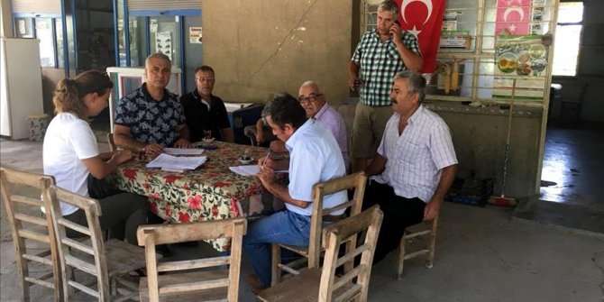 Osmaniye'deki tarım arazilerinde hasar tespit çalışması yapılıyor