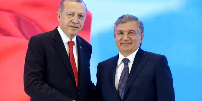 Erdoğan, Mirziyoyev'in doğum gününü kutladı