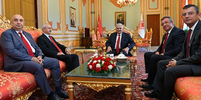 TBMM Başkanı Yıldırım Kılıçdaroğlu'nu kabul etti