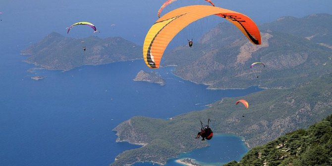 Babadağ'dan yamaç paraşütü uçuşlarında yüzde 75'lik artış