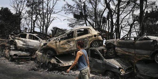 Yunanistan'daki yangın faciasının sebebi belli oldu