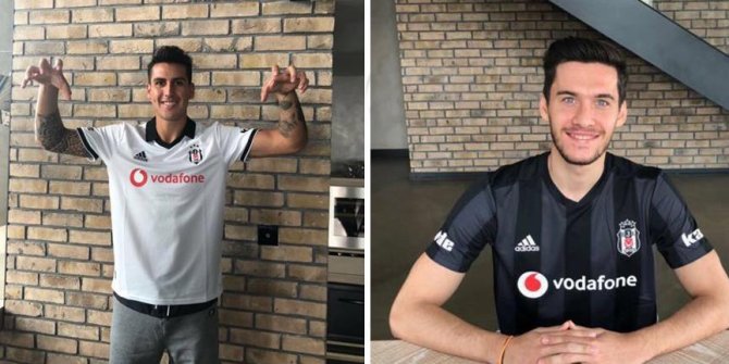 Beşiktaş'ın yeni kartalları imzaları attı