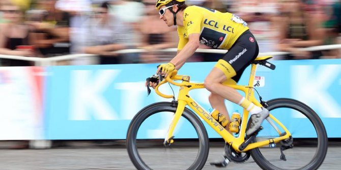 Fransa Bisiklet Turu'nda şampiyon Geraint Thomas