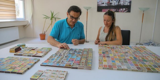 50 yılda 25 bin kibrit kutusu biriktirdi!