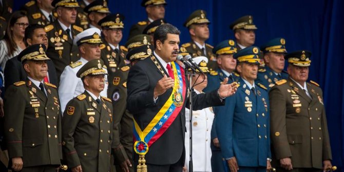 Venezuela Devlet Başkanı Maduro'ya bomba yüklü İHA ile saldırı